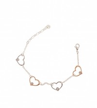 BRACCIALE CON CUORI